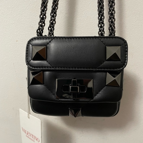 Valentino Mini Roman Stud Black - Picture 3 of 9